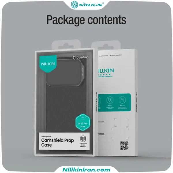 قاب نیلکین iPhone 17 Pro Max مدل CamShield Prop