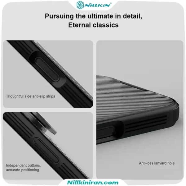 قاب نیلکین iPhone 17 Pro Max مدل Camshield Prop Clear version