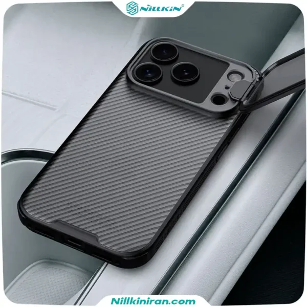 قاب نیلکین iPhone 17 Pro مدل Camshield Prop Clear version