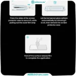 گلس نیلکین iPhone 17 مدل CP+ Pro tempered glass