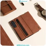 قاب نیلکین سامسونگ Galaxy Z Fold7 مدل Aoge Leather
