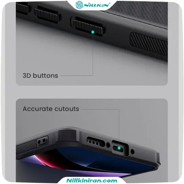 قاب نیلکین شیائومی Poco X7 Pro مدل Super Frosted Shield Pro Magnetic