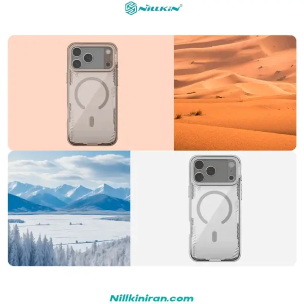 قاب نیلکین iPhone 17 Pro Max مدل Nature TPU Pro