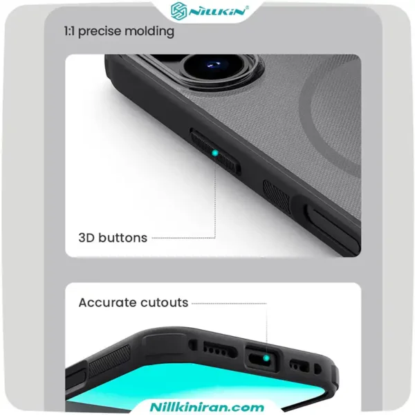 قاب نیلکین iPhone 17 مدل Super Frosted Shield Pro Magnetic Clear Version