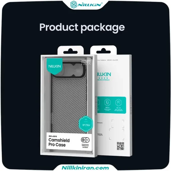 قاب نیلکین iPhone 17 Air مدل CamShield Pro Clear Version