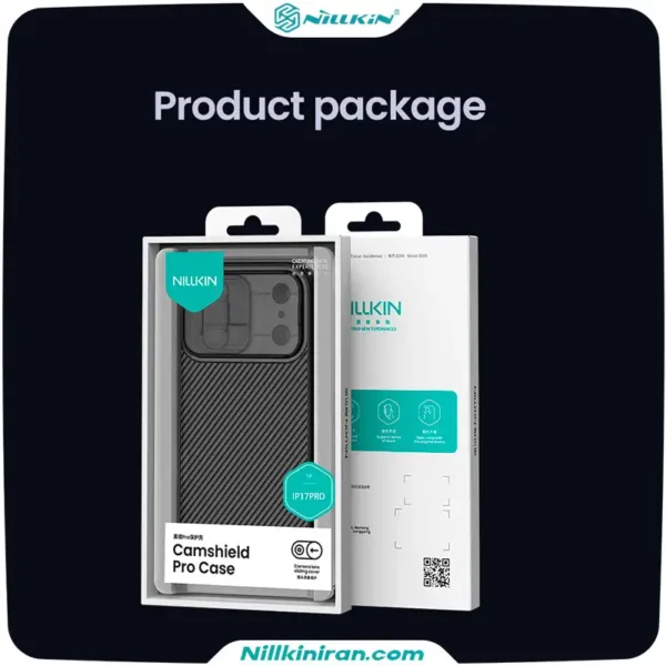 قاب نیلکین iPhone 17 Pro مدل CamShield Pro (Clear Version)
