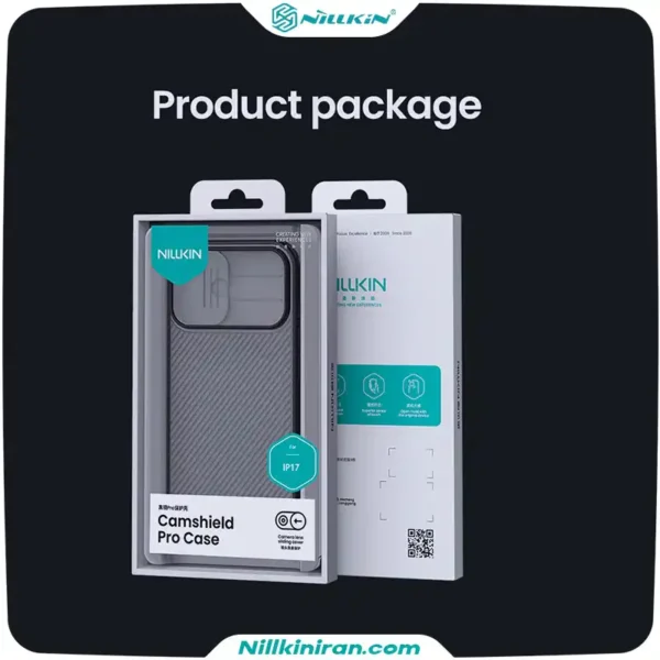 قاب نیلکین iPhone 17 مدل CamShield Pro (Clear Version)