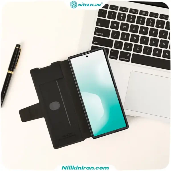 قاب نیلکین سامسونگ Galaxy Z Fold7 مدل Aoge Leather