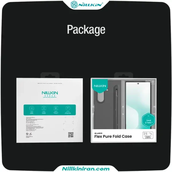 قاب نیلکین سامسونگ Galaxy Z Fold7 مدل Flex Pure Fold