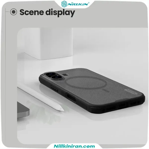 قاب نیلکین iPhone 17 مدل Super Frosted Shield Pro Magnetic Clear Version