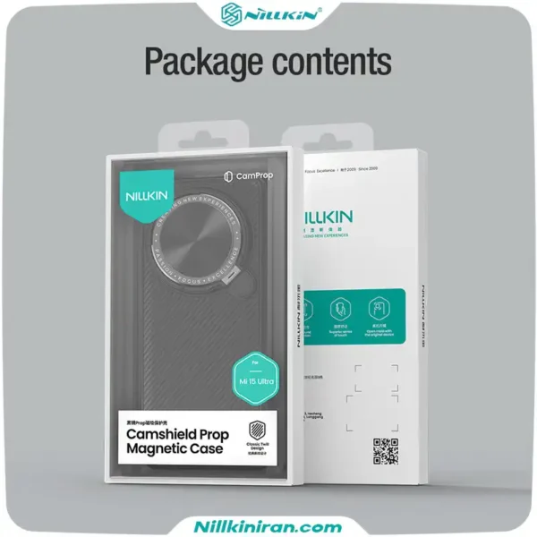 قاب نیلکین Xiaomi 15 Ultra مدل CamShield Prop Magnetic