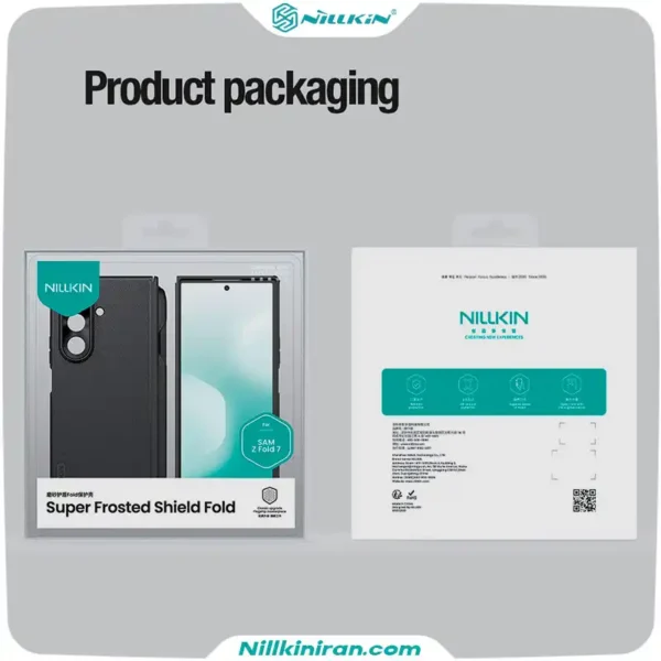 قاب نیلکین سامسونگ Galaxy Z Fold7 مدل Super Frosted Shield Fold