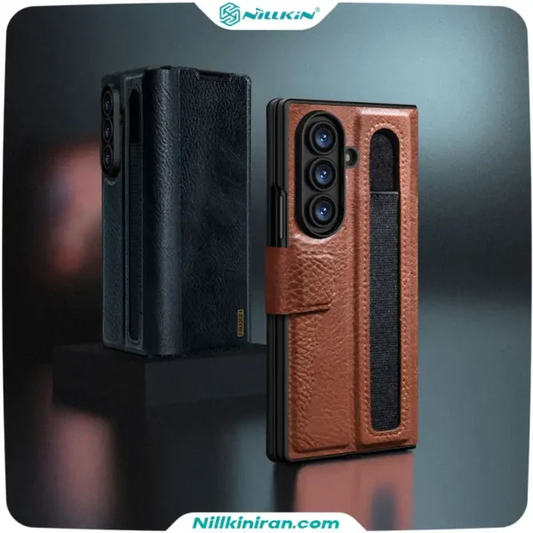 قاب نیلکین سامسونگ Galaxy Z Fold7 مدل Aoge Leather