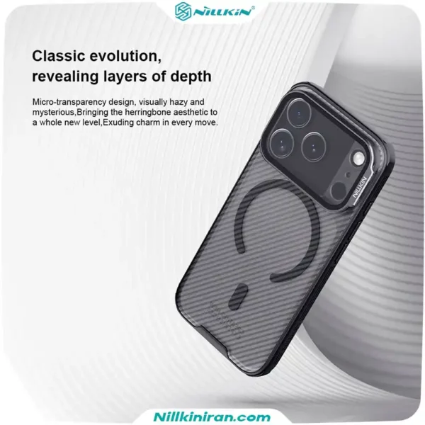 قاب نیلکین iPhone 17 Pro مدل Camshield Prop Magnetic Clear version