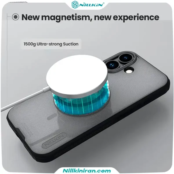قاب نیلکین iPhone 17 مدل Super Frosted Shield Pro Magnetic Clear Version
