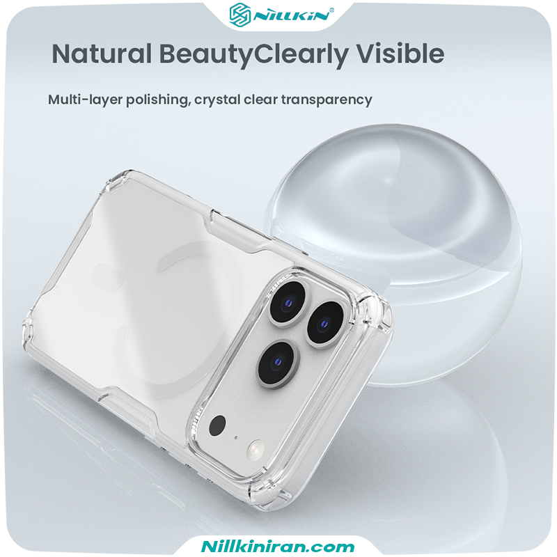 قاب نیلکین  iphone 17 Pro Nature TPU Pro Magnetic