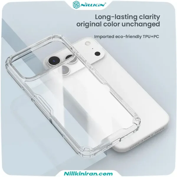 قاب نیلکین iPhone 17 Pro Max مدل Nature TPU Pro