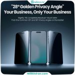 Apple iPhone 17 Pro Guardian Full coverage privacy tempered glass