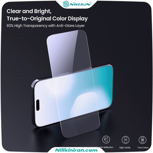 iPhone 17 Pro Max H+Pro tempered glass نیلکین