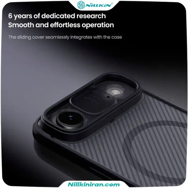 قاب نیلکین iPhone 17 Air مدل Camshield Pro Magnetic Clear version