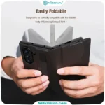 قاب نیلکین سامسونگ Galaxy Z Fold7 مدل Aoge Leather