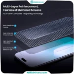 گلس نیلکین iPhone 17 Air مدل H+ Pro tempered glass