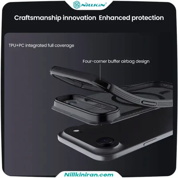 قاب نیلکین iPhone 17 Air مدل Camshield Pro Magnetic Clear version