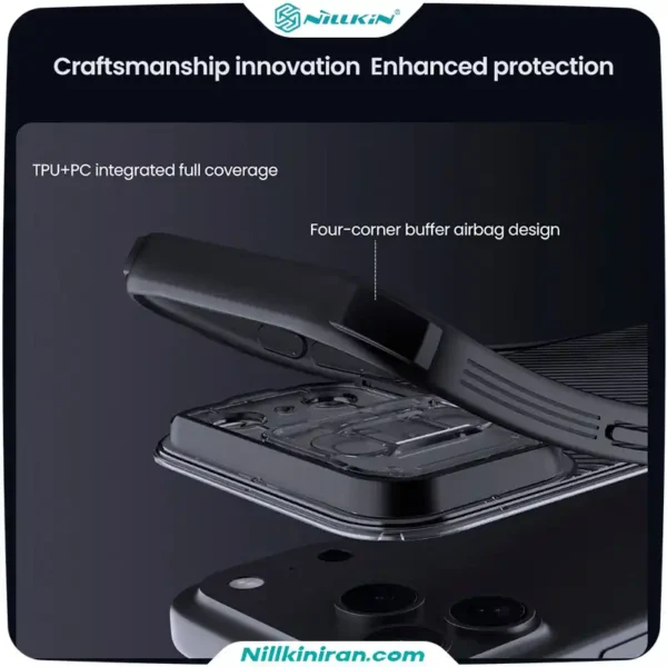 قاب نیلکین iPhone 17 Pro مدل CamShield Pro (Clear Version)