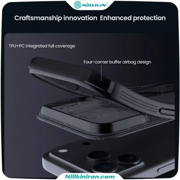 قاب نیلکین iPhone 17 Pro مدل (Camshield Pro Magnetic (Clear version
