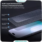 گلس نیلکین iPhone 17 مدل H+ Pro tempered glass