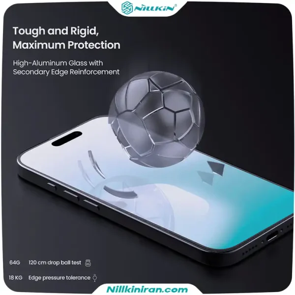نیلکین Apple iPhone 17 Pro H+Pro tempered glass