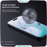 iPhone 17 Pro Max H+Pro tempered glass نیلکین
