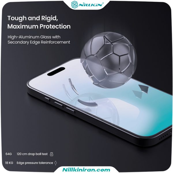 iPhone 17 Pro Max H+Pro tempered glass نیلکین