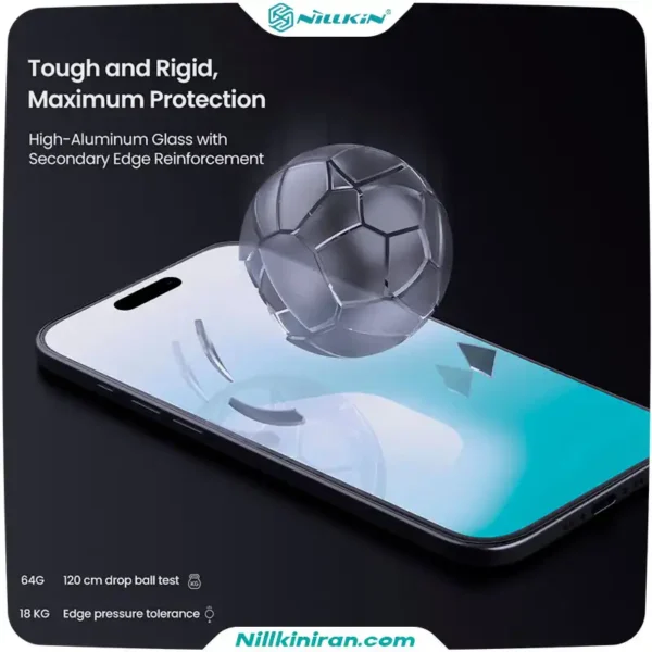 گلس نیلکین iPhone 17 Air مدل H+ Pro tempered glass