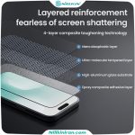 گلس نیلکین آیفون iPhone 17 Pro Max مدل CP+ Pro tempered glass