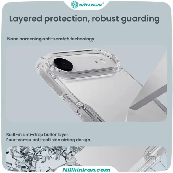 قاب نیلکین iPhone 17 Air مدل Nature TPU Pro