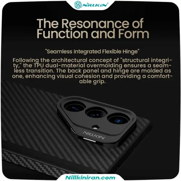 قاب نیلکین سامسونگ Galaxy Z Fold7 مدل CarboProp Magnetic