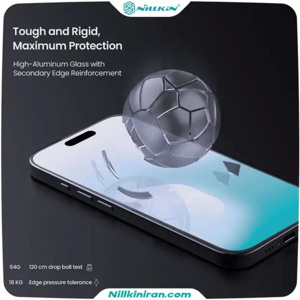 گلس نیلکین iPhone 17 مدل H+ Pro tempered glass