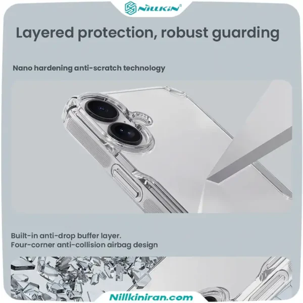 قاب نیلکین iPhone 17 مدل Nature TPU Pro
