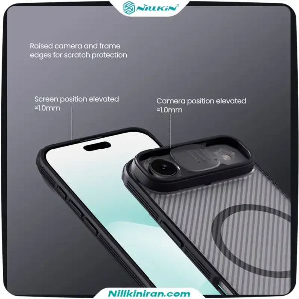 قاب نیلکین iPhone 17 Air مدل Camshield Pro Magnetic Clear version