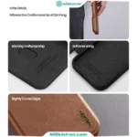 قاب نیلکین iPhone 17 Pro مدل Qin Pro leather