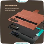 قاب نیلکین سامسونگ Galaxy Z Fold7 مدل Aoge Leather