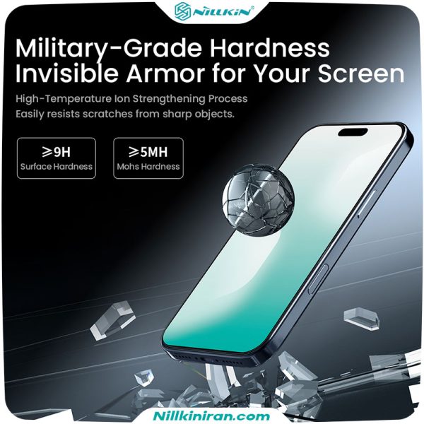 نیلکین Apple iPhone 17 Pro Max H+ Pro AR Tempered Glass