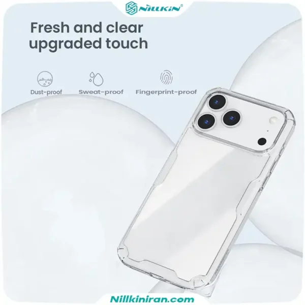 قاب نیلکین iPhone 17 Pro Max مدل Nature TPU Pro