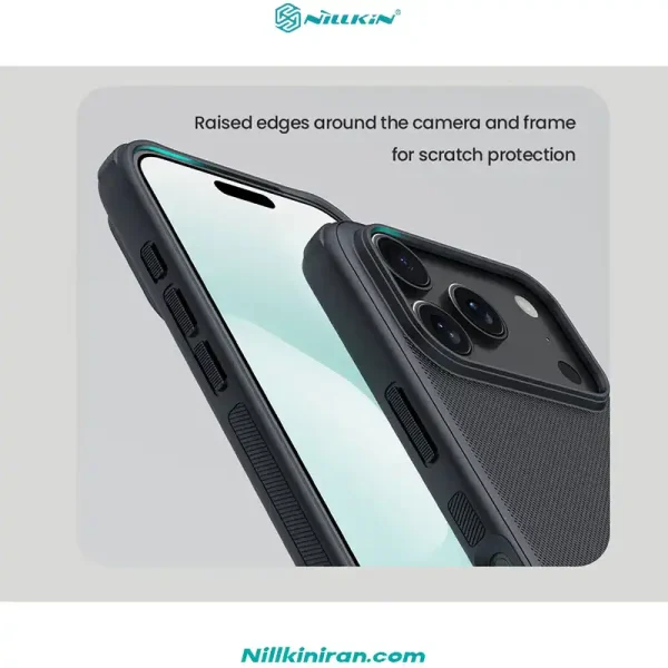 نیلکینApple iPhone 17 Pro Super Frosted Shield Pro Magnetic Case（MagSafe function）