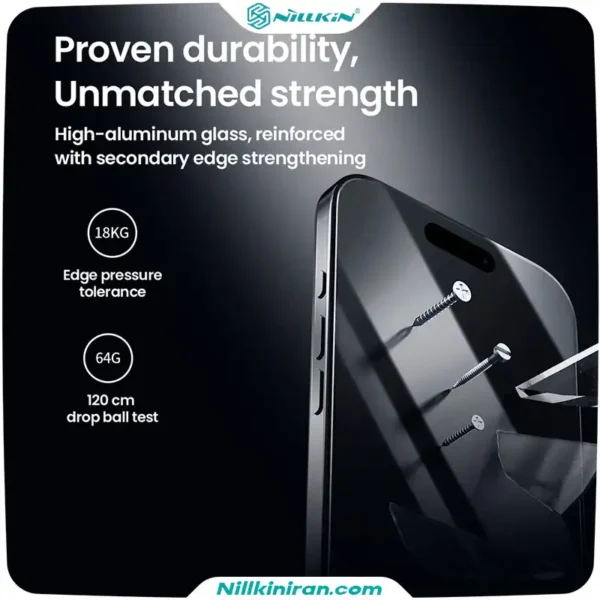 گلس نیلکین iPhone 17 مدل CP+ Pro tempered glass