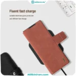 قاب نیلکین سامسونگ Galaxy Z Fold7 مدل Aoge Leather