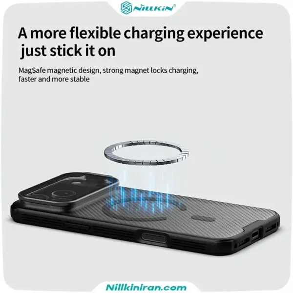 قاب نیلکین iPhone 17 Pro Max مدل Camshield Prop Clear version