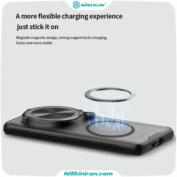 قاب نیلکین Xiaomi 15 Ultra مدل (Camshield Prop Magnetic (Clear version