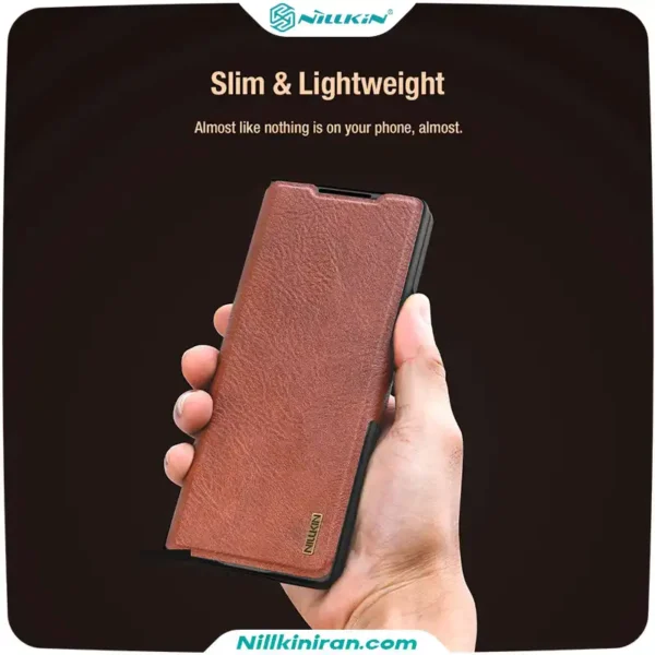 قاب نیلکین سامسونگ Galaxy Z Fold7 مدل Aoge Leather